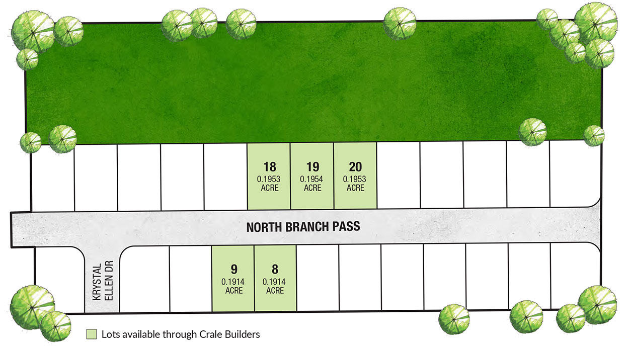 Plum Creek Estates Plot Plan